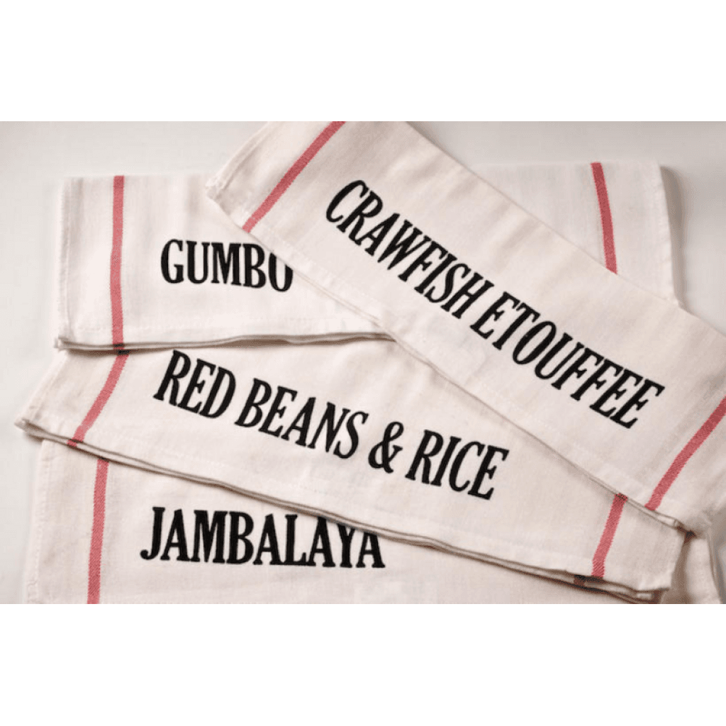 NOLA Dishes Set — Four 100% Cotton Towels