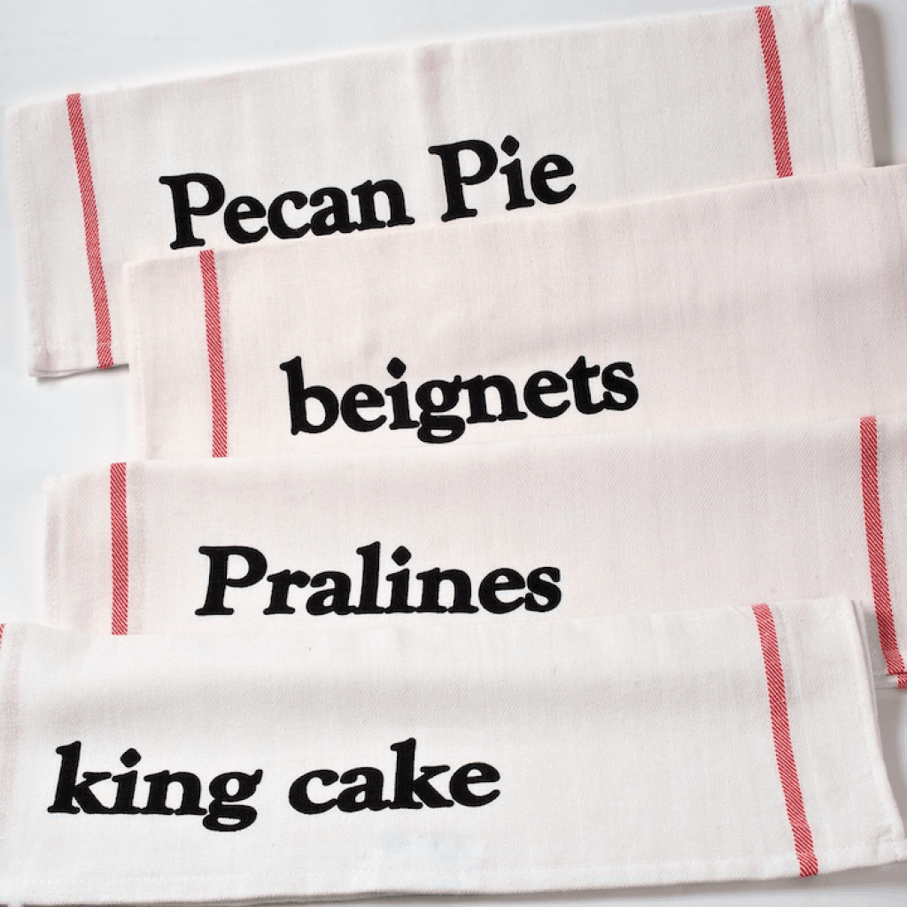 NOLA Sweets 4-Pack Prewashed Cotton Towels 26x20