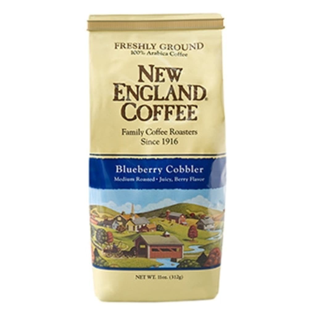 New England Coffee Blueberry Cobbler Ground — 11 oz
