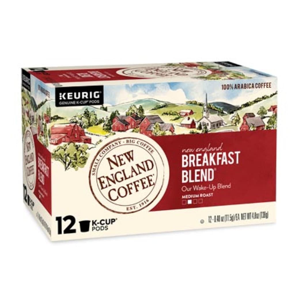New England Coffee Breakfast Blend Single Serve, 12 K-Cups