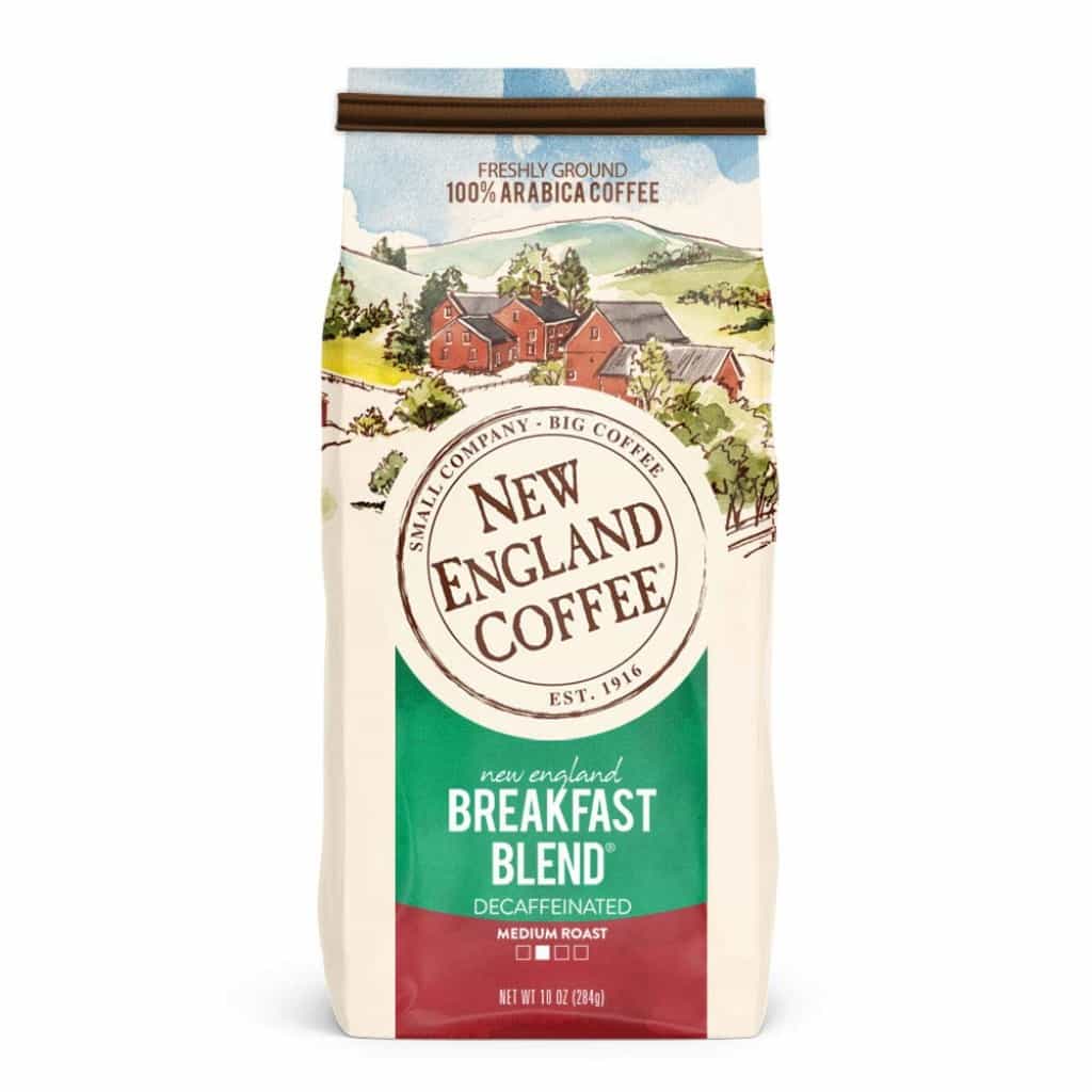 New England Breakfast Blend Decaf Ground