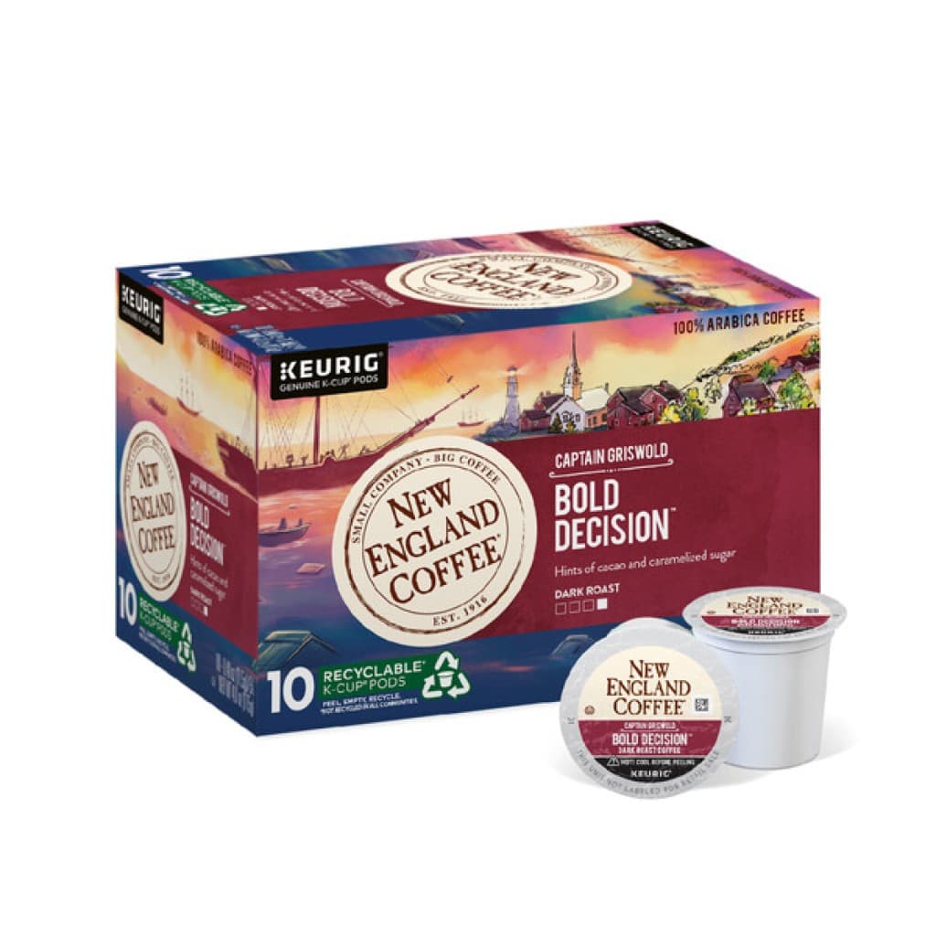 New England Coffee Captain Griswold Bold Decision Single Serve 10 ct