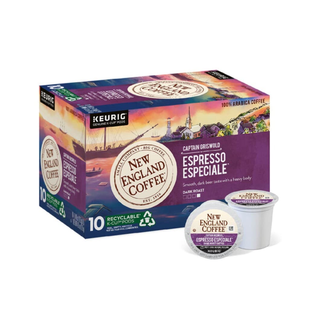 New England Coffee Captain Griswold Espresso Especiale Single Serve 10 ct