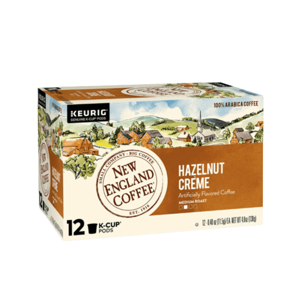 New England Coffee Hazelnut Crème K-Cups — 12 Count