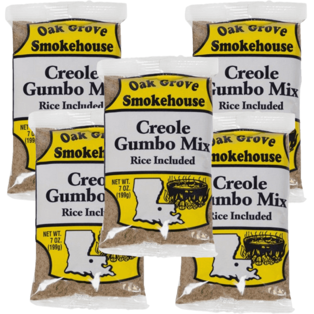 Oak Grove Creole Gumbo Mix with Rice 7 oz — Pack of 5
