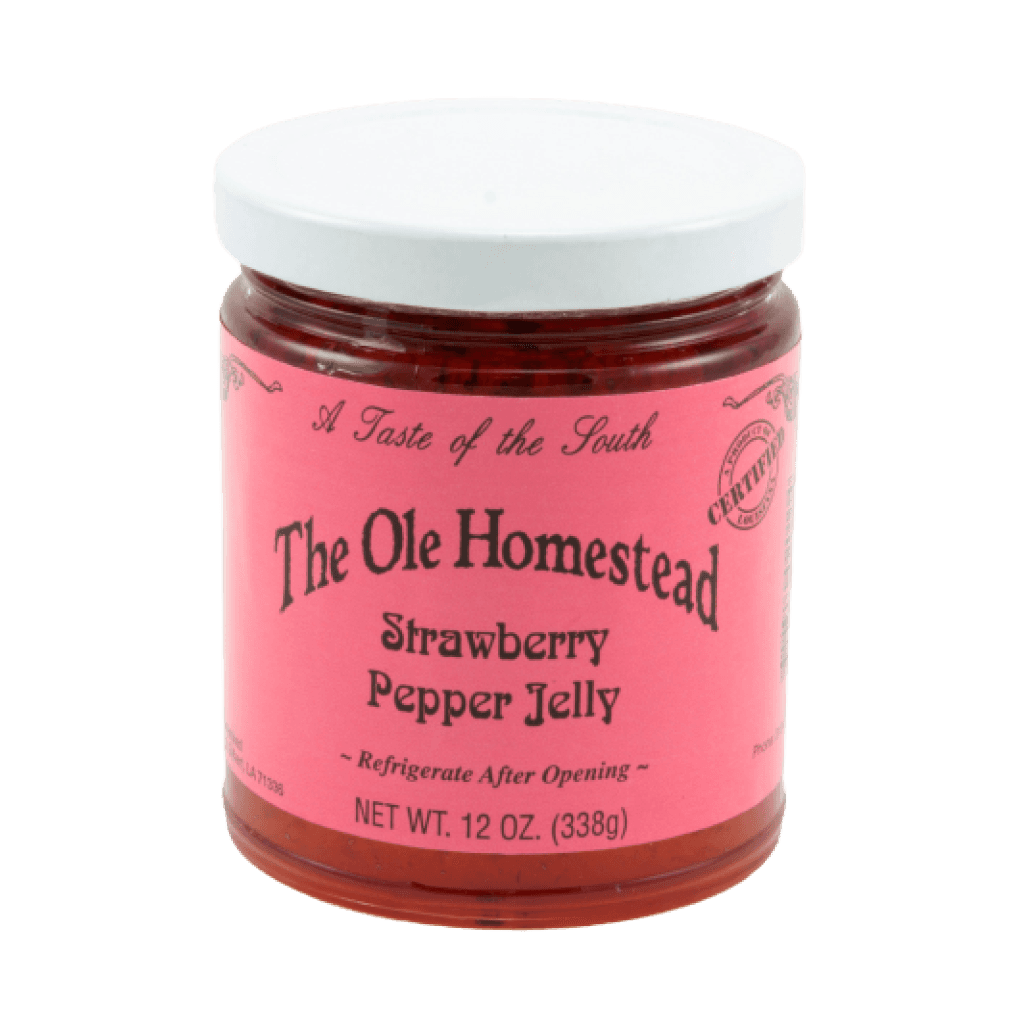Ole Homestead Strawberry Pepper Jelly 12 oz Jar