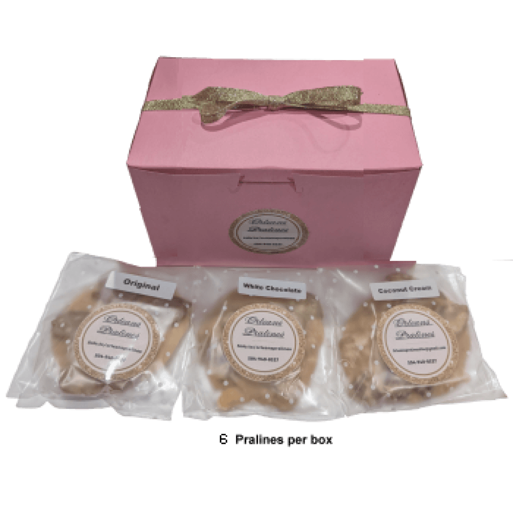 Orleans Assorted Creamy Pralines — 6-Pack Gift Box