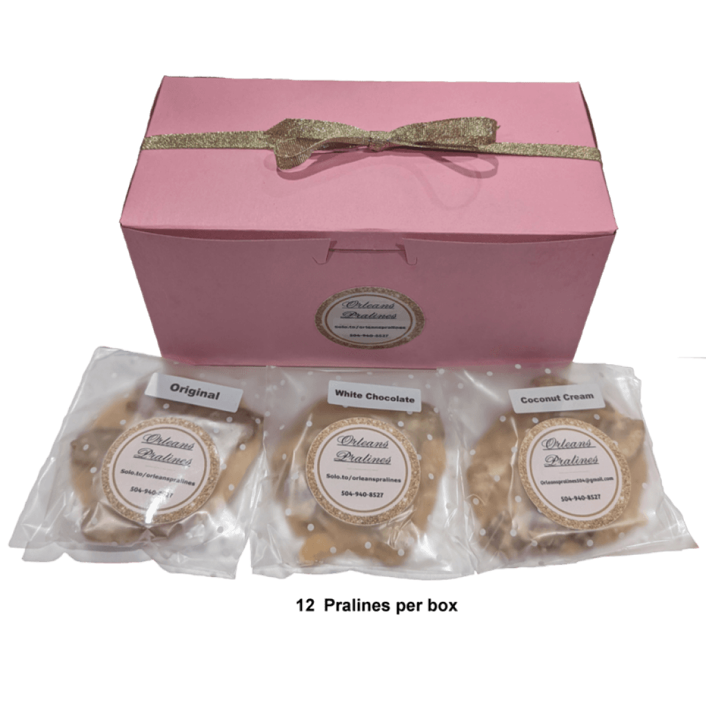 Orleans Assorted Creamy Pralines — 12-Pack Gift Box
