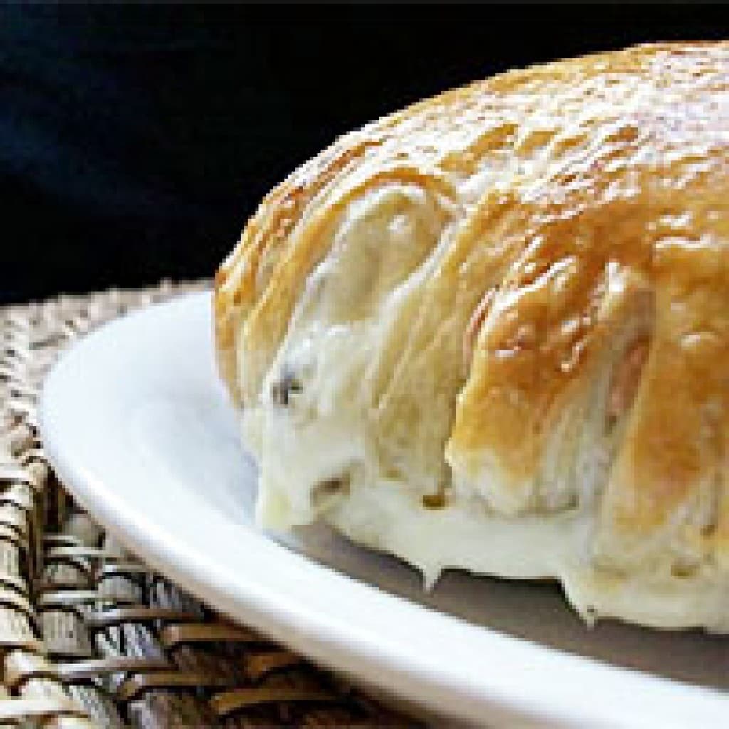 Poupart's Baked Brie with Praline in Puff Pastry