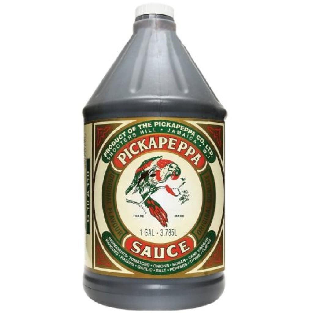 Pickapeppa Sauce 1 Gallon — Aged in Oak Barrels