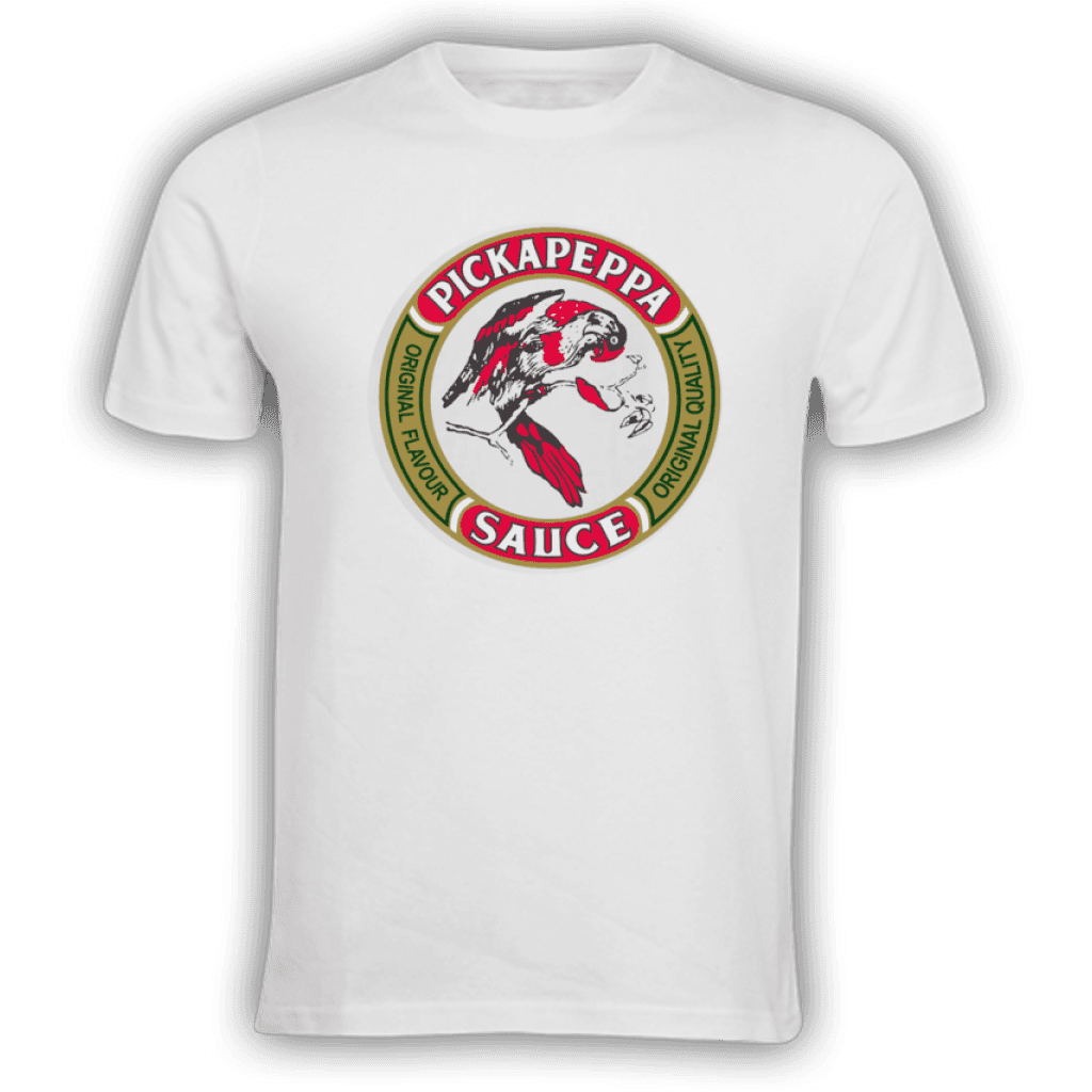 Pickapeppa White T-Shirt 100% Cotton
