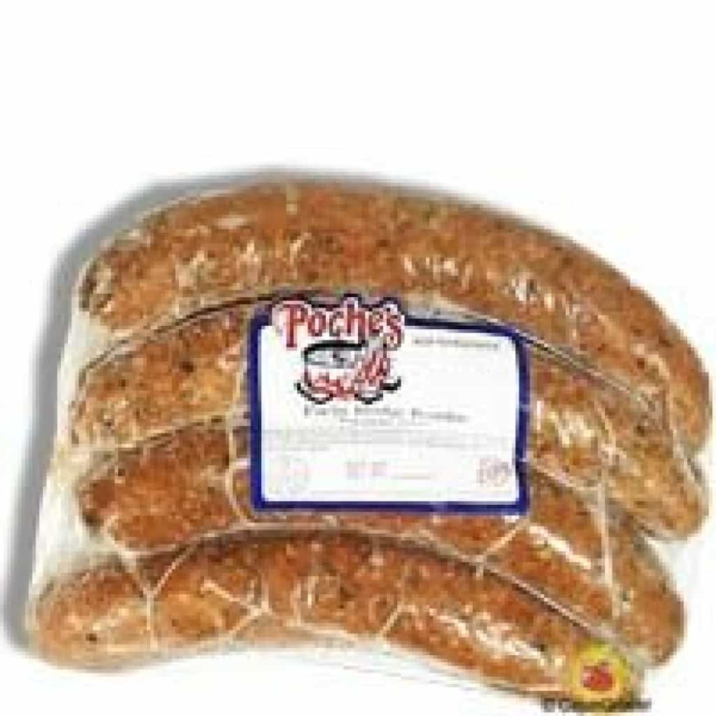 Poche's Pork Boudin 2 lb Links — 5 Pack