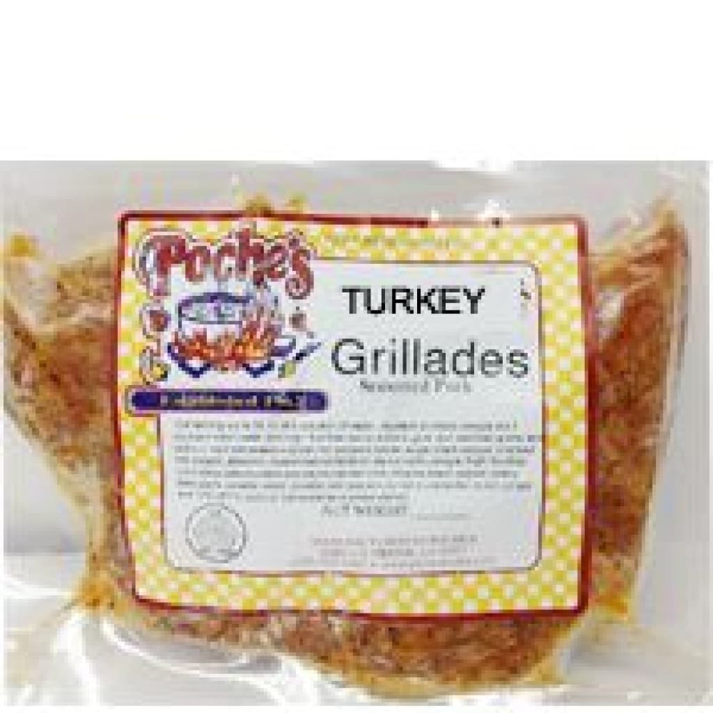 Poche's Turkey Grillades — 1 lb Marinated Turkey