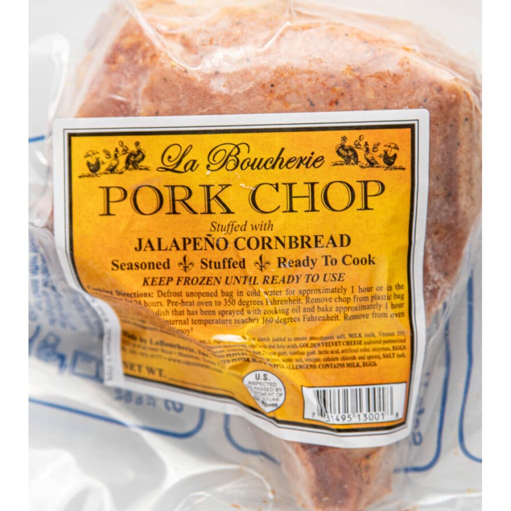 La Boucherie Pork Chop Stuffed with Jalapeño Cornbread Dressing 1 lb