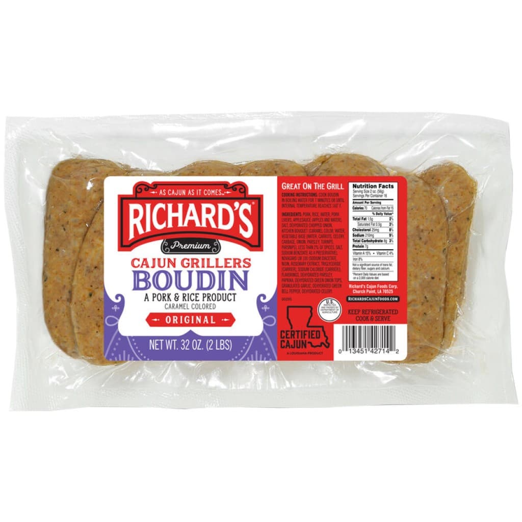 Cajun Grillers Boudin — 32 oz