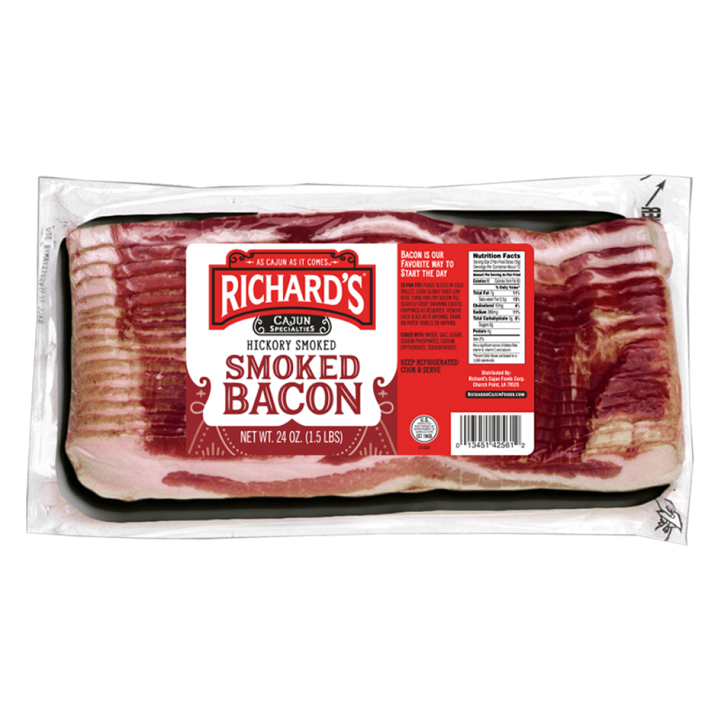 Richard's Hickory Smoked Bacon — 24 oz Thick Slices