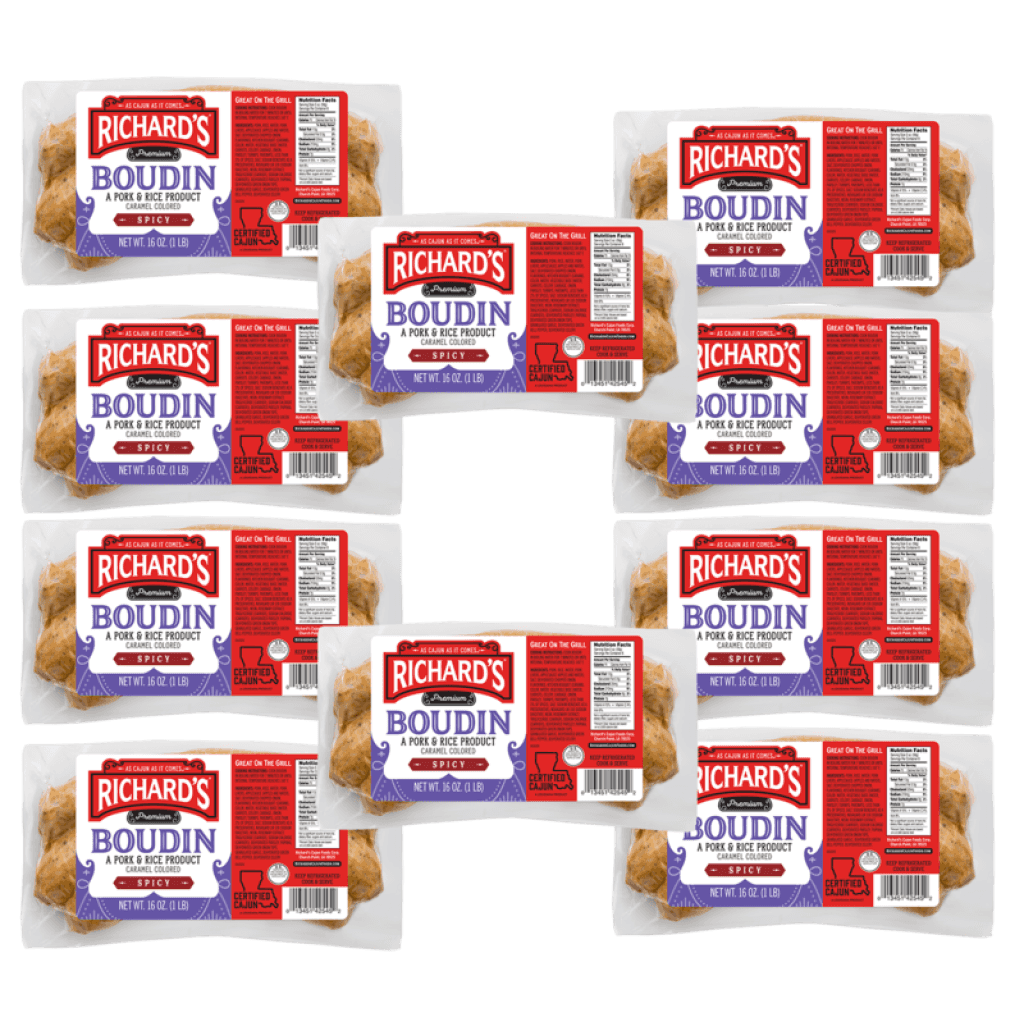 Spicy Pork Boudin Pack of 10