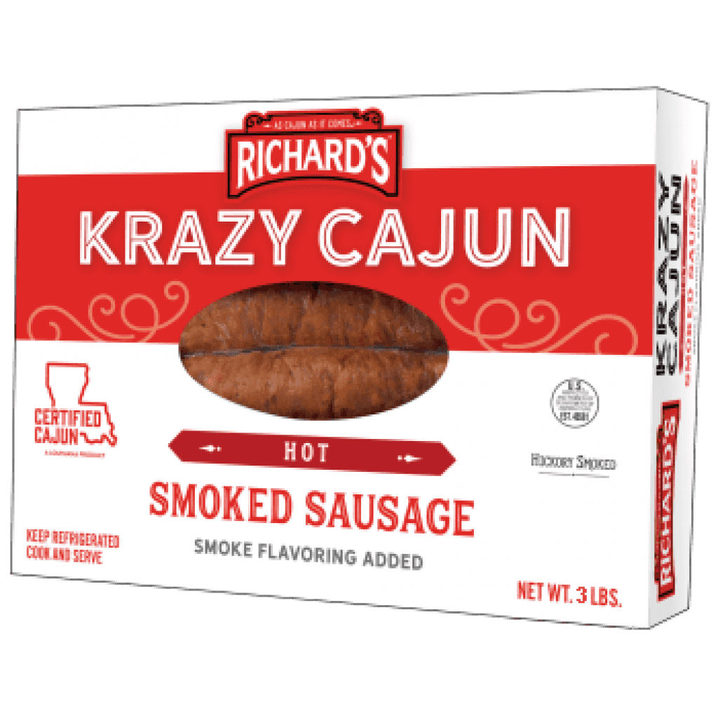 Richard's Krazy Cajun Hot Smoked Sausage —