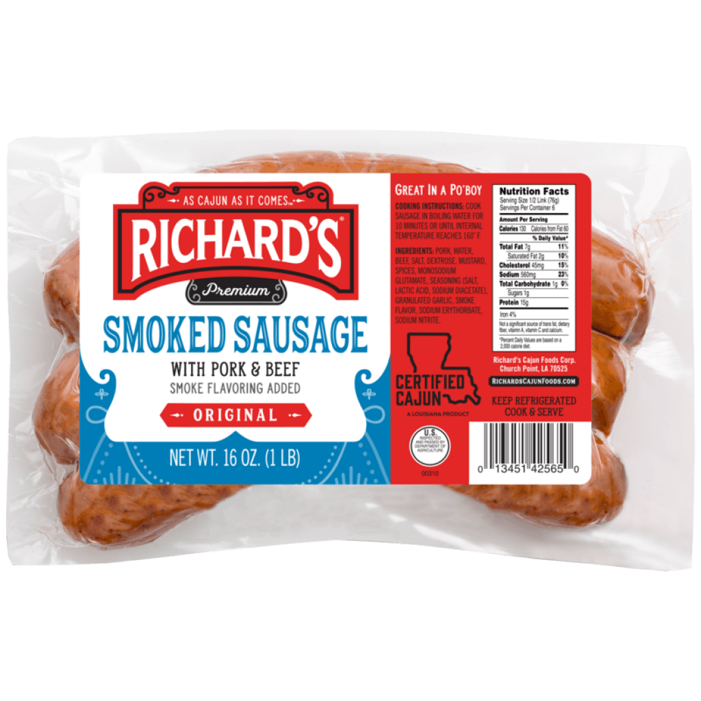 Richard's Pork & Beef Sausage 1 lb