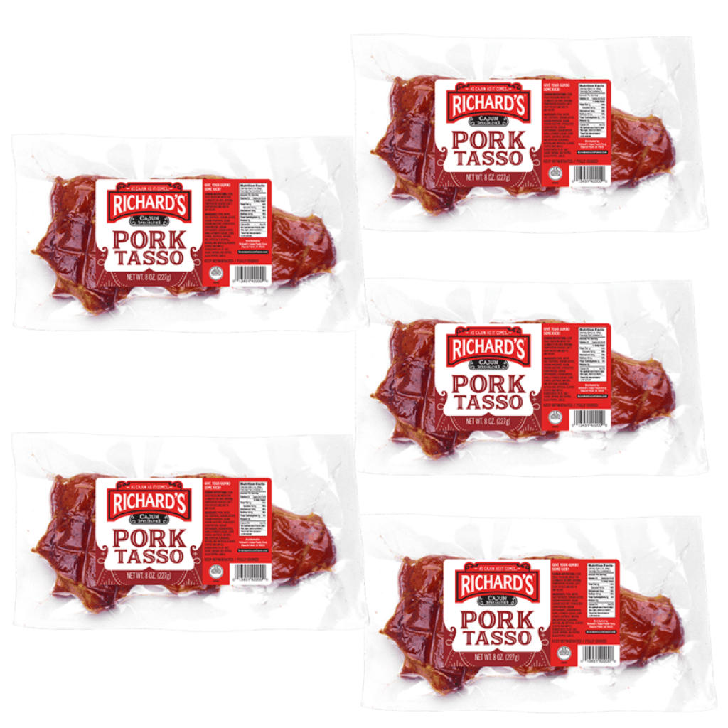 Richard's Pork Tasso 8 oz — 5 Pack
