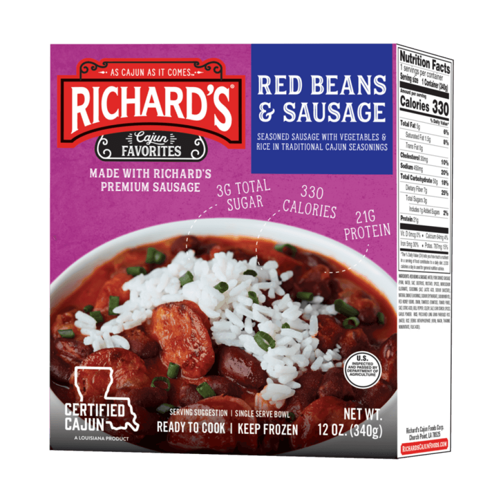 Richard's Red Beans & Smoked Sausage — Single Serve 12 oz.