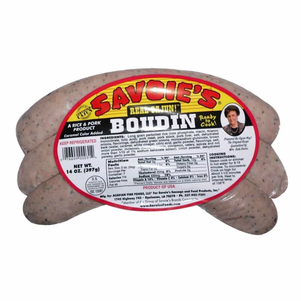 Savoie's Pork Boudin Link