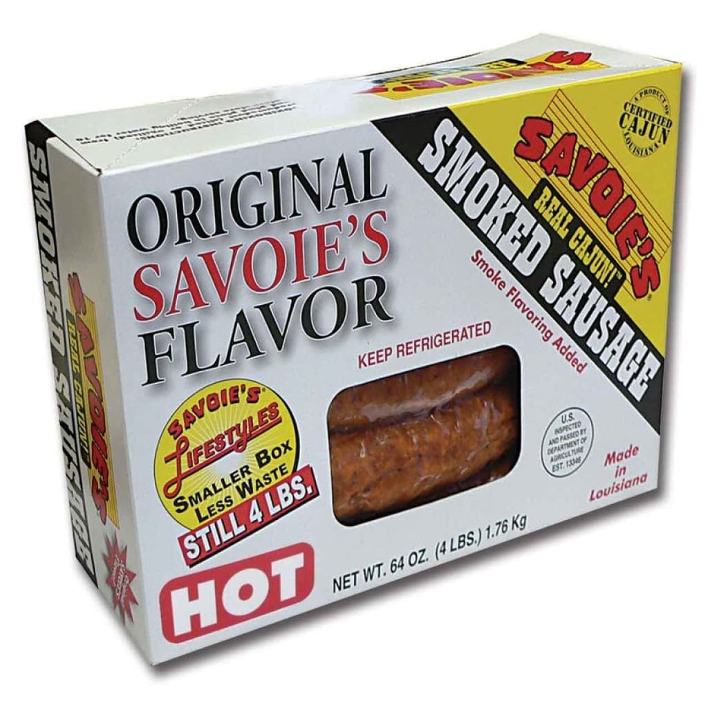 Savoie's Hickory-Smoked Mixed Hot Sausage — 4 lb