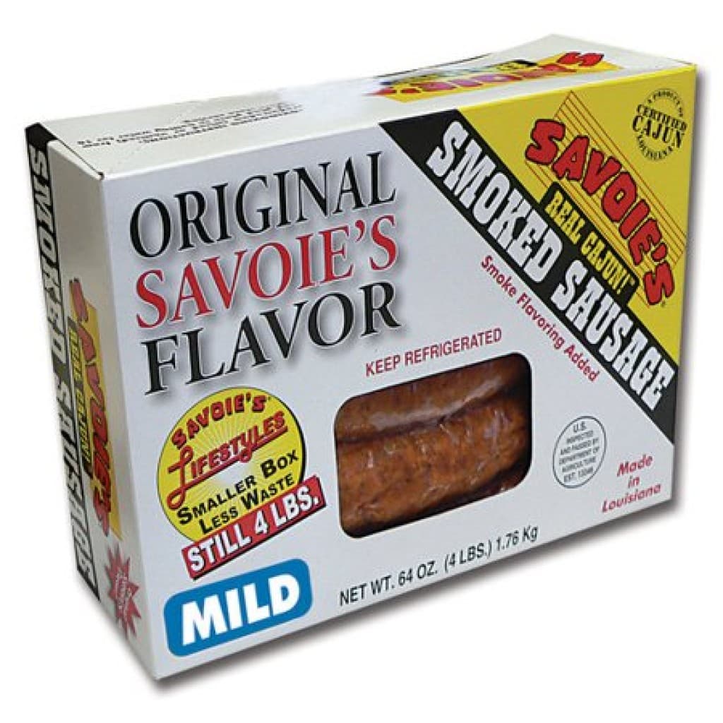 Savoie's Hickory-Smoked Mixed Mild Sausage — 4 lb