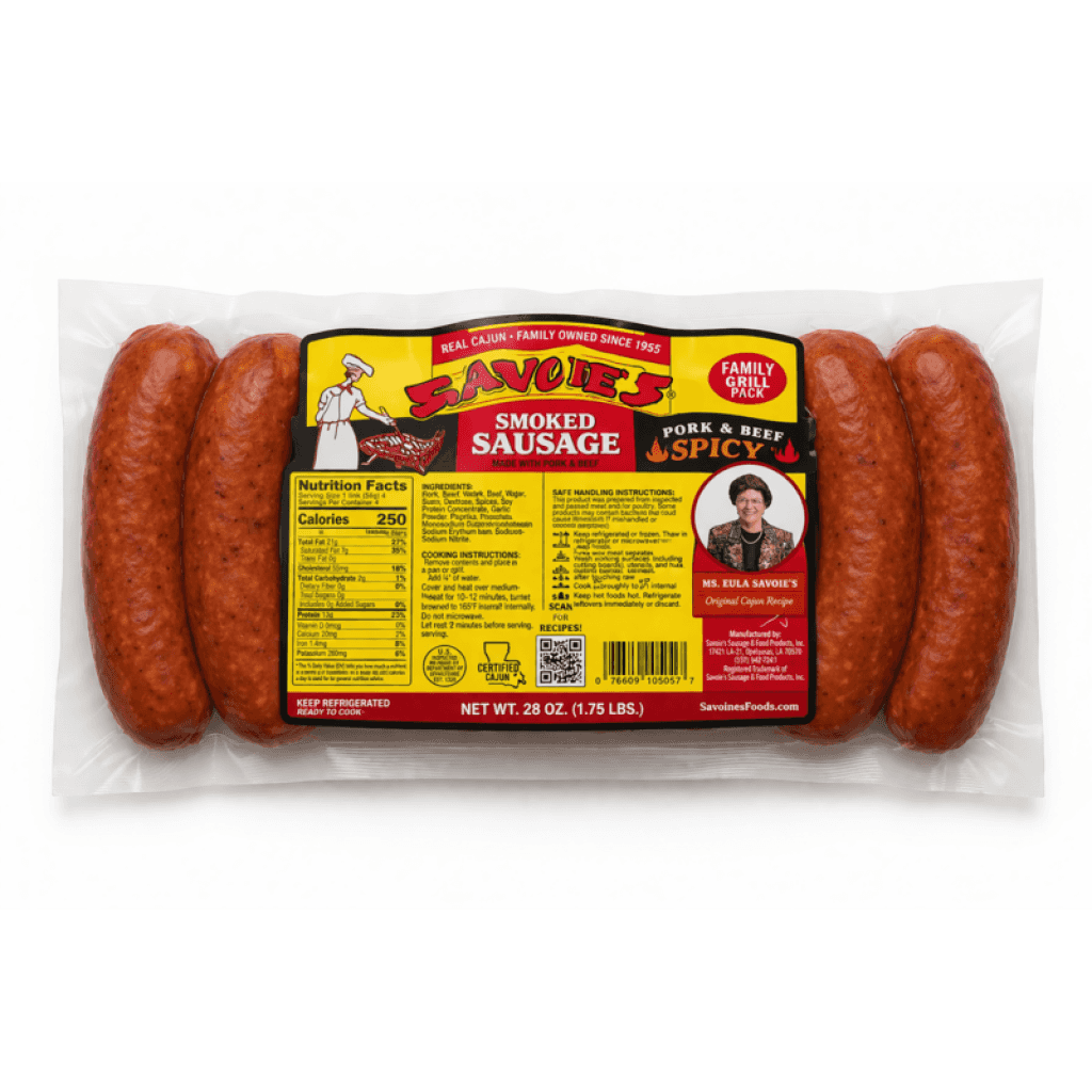 Savoie's Smoked Party Links Hot Sausage