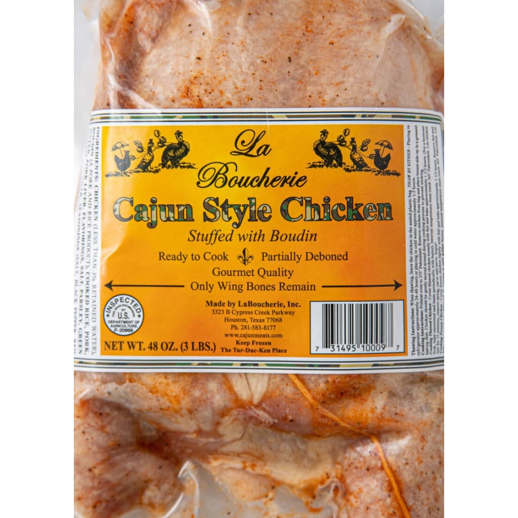 La Boucherie Chicken Stuffed with Pork Boudin, 3 lb