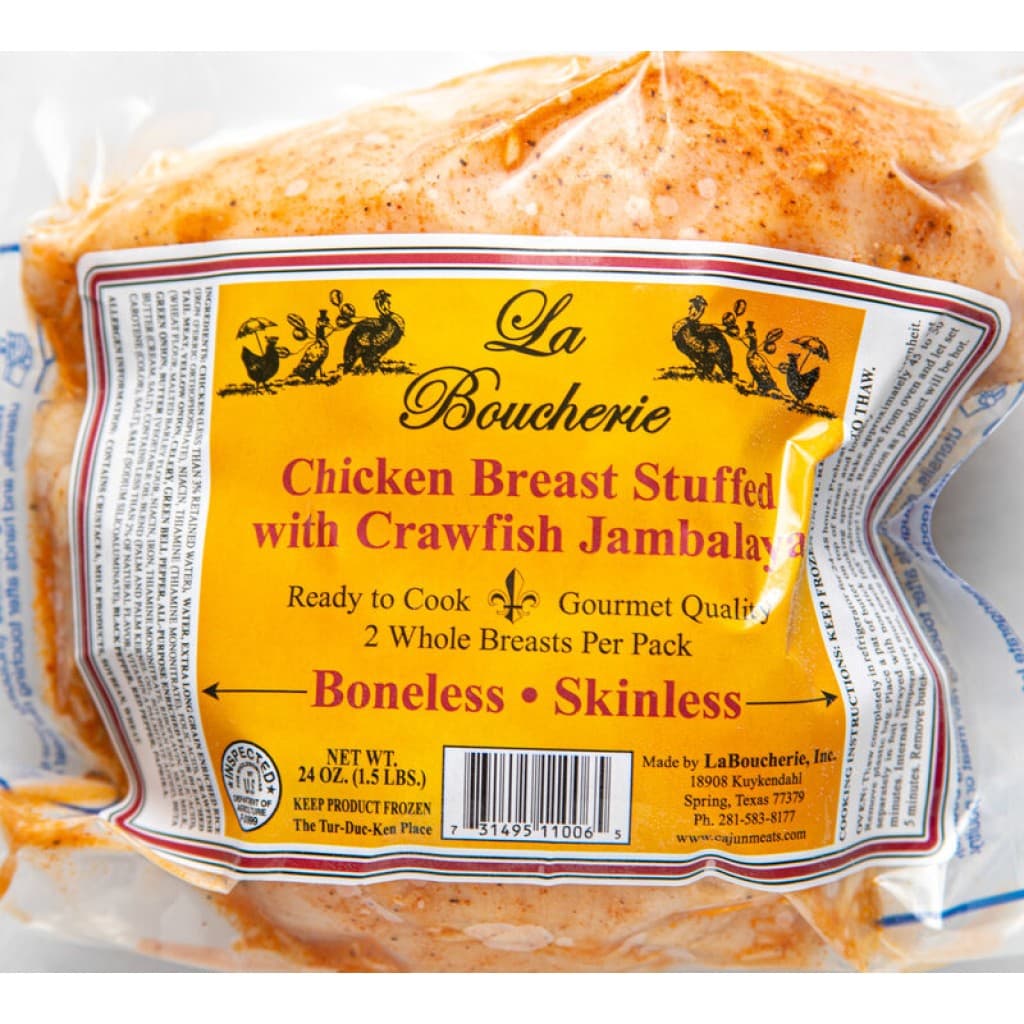 La Boucherie Crawfish Jambalaya Stuffed Chicken Breast — 2-pack