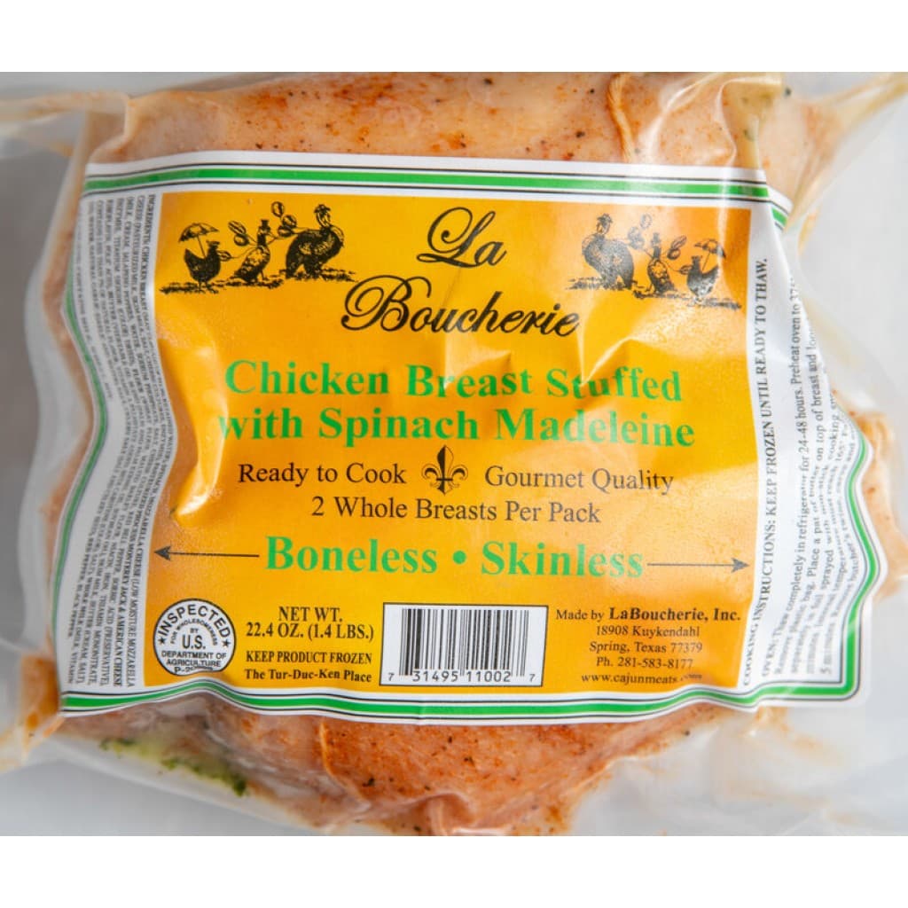 La Boucherie Spinach Madeline Stuffed Chicken Breasts (2 ct)