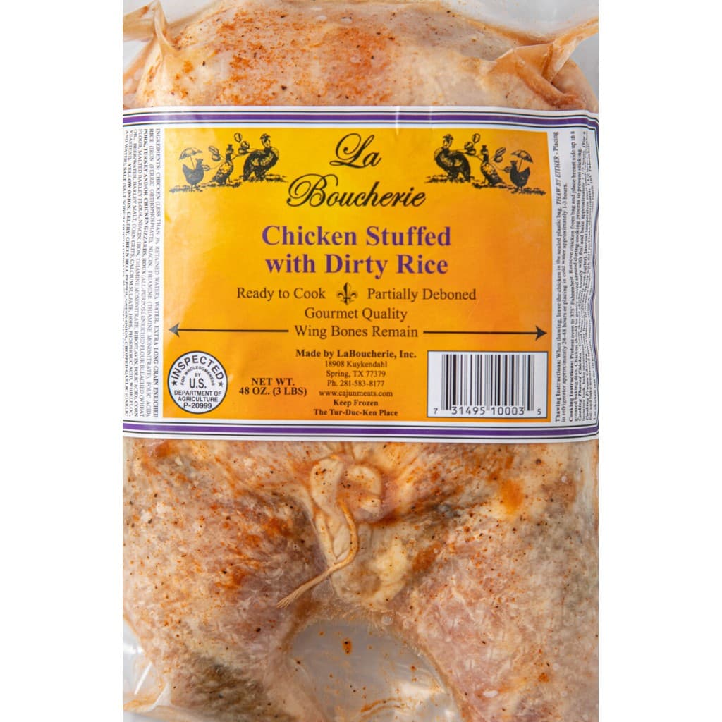 La Boucherie Chicken Stuffed with Dirty Rice (Approx. 48 oz)