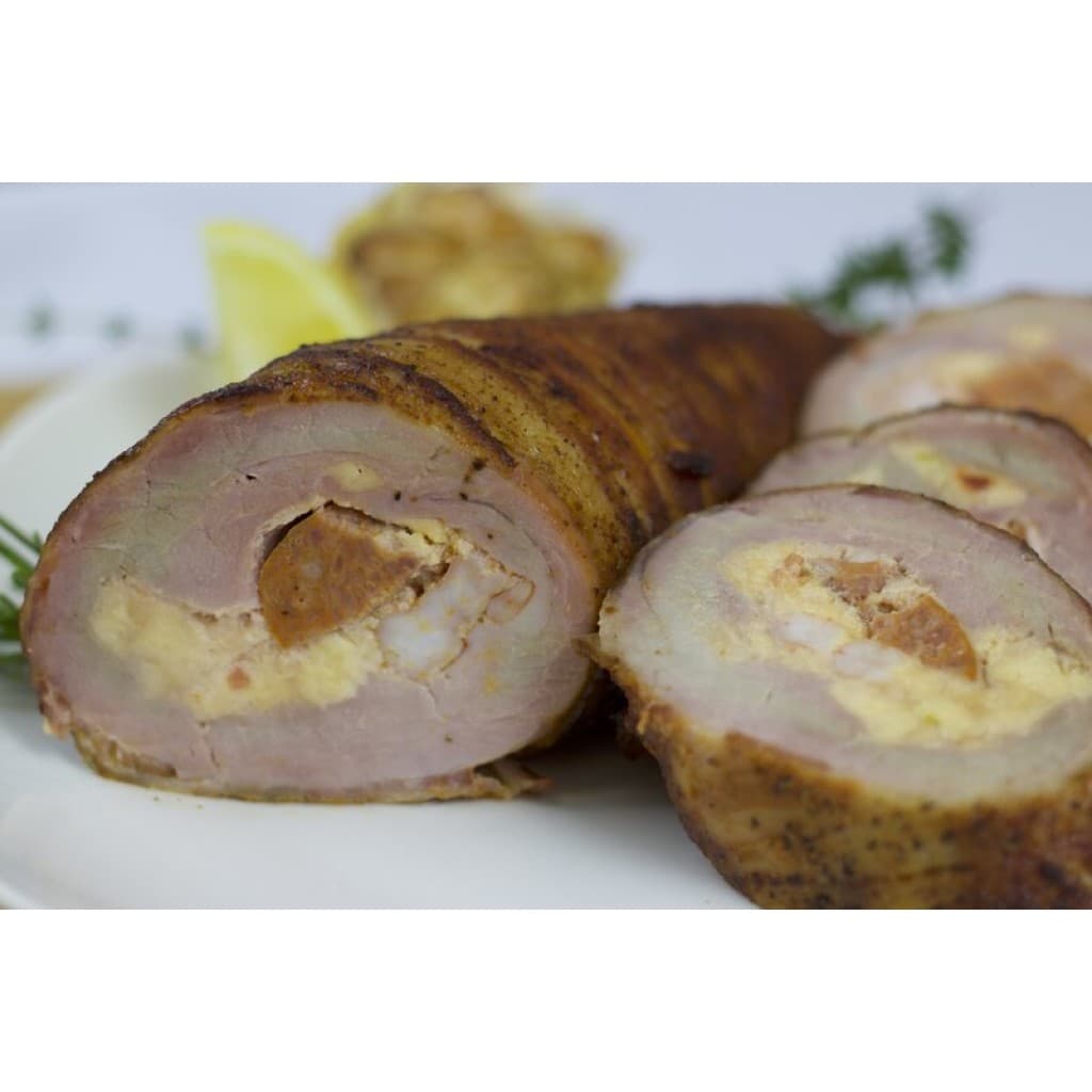 La Boucherie Pork Tenderloin with Shrimp, Andouille & Pepper Jack