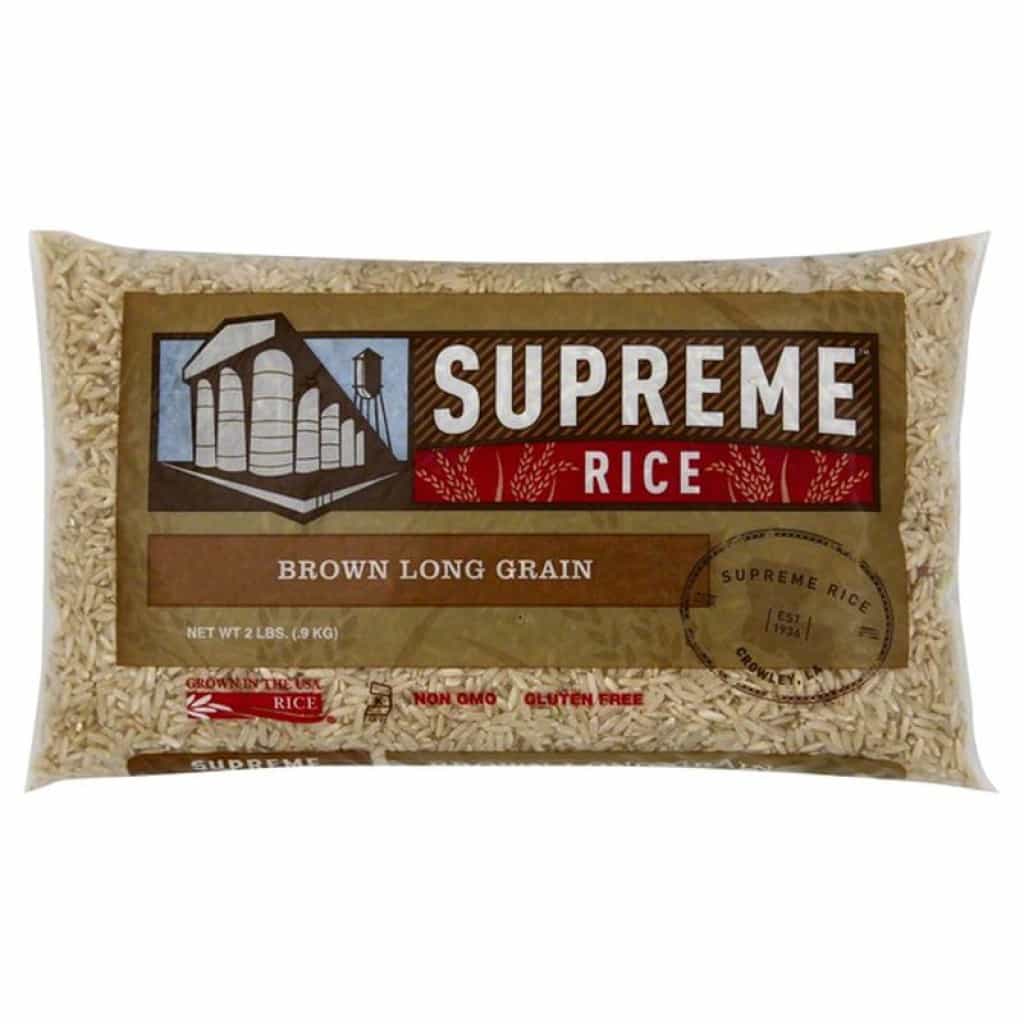 Supreme Long Grain Brown Rice — 2 lb Bag