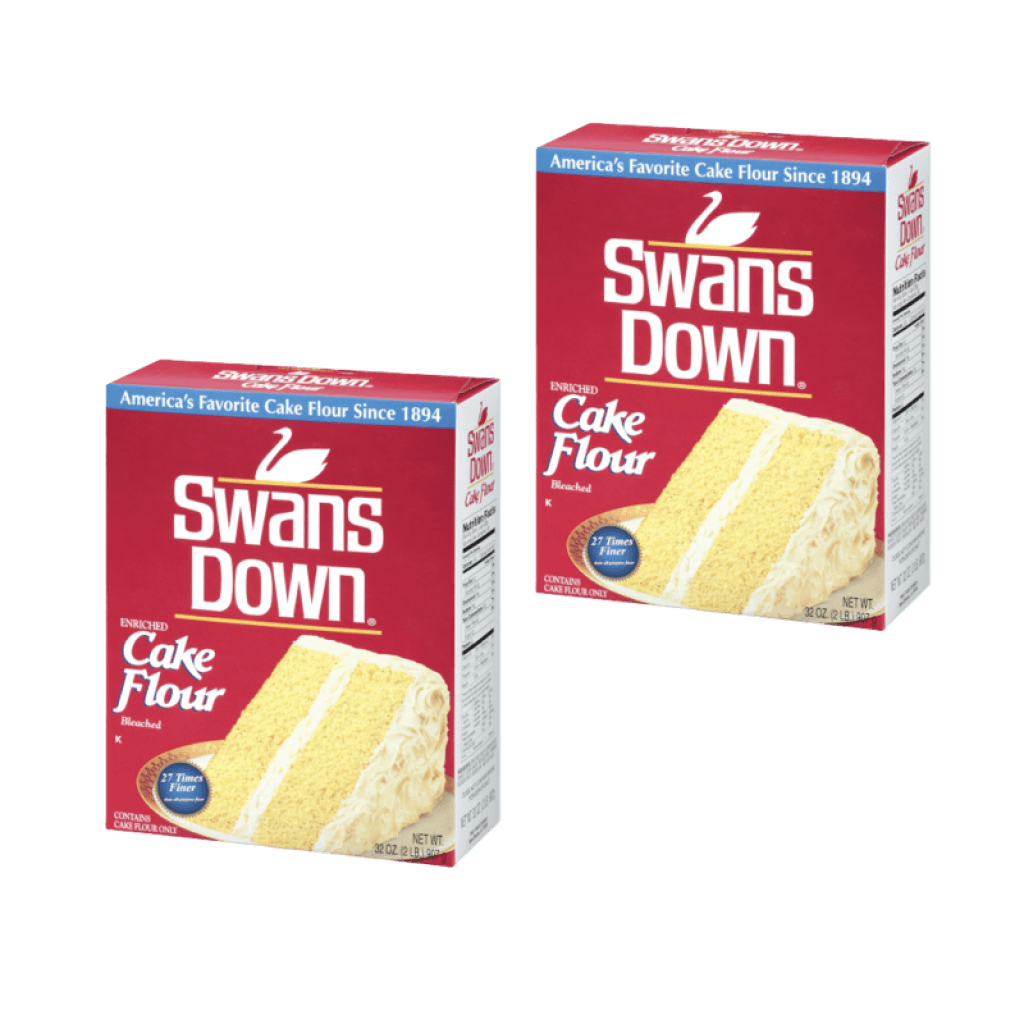 Swans Down Enriched Bleached Cake Flour — 32 oz, Pack of 2
