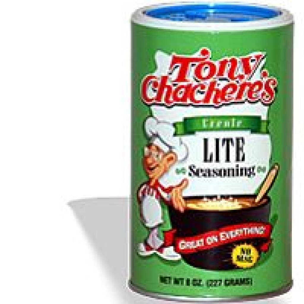 Tony Chachere's Lite Creole Seasoning 8 oz Reduced Sodium