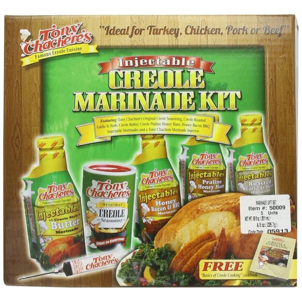 Tony Chachere Injectable Marinade Gift Kit