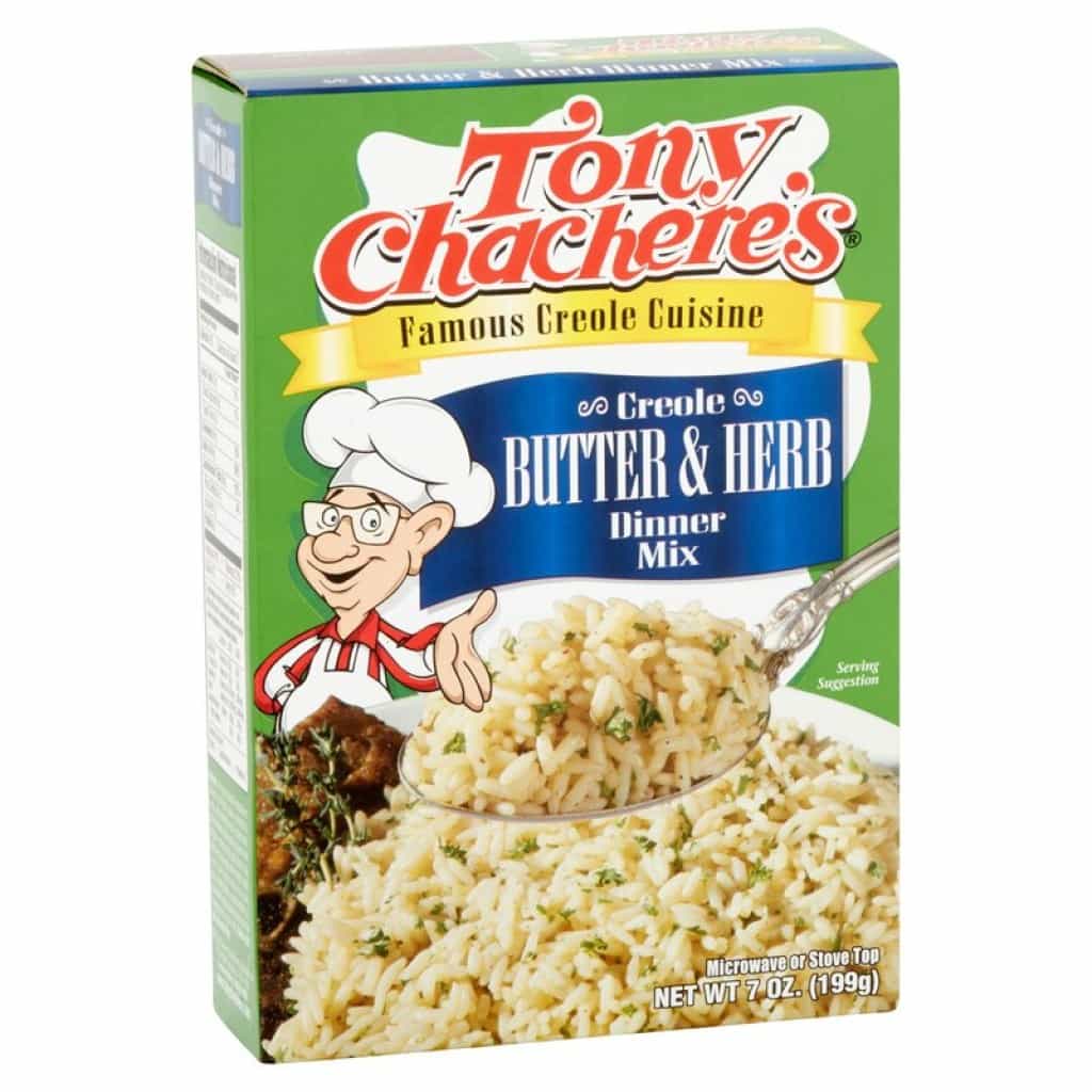 Tony Chachere's Butter & Herb Rice Dinner Mix