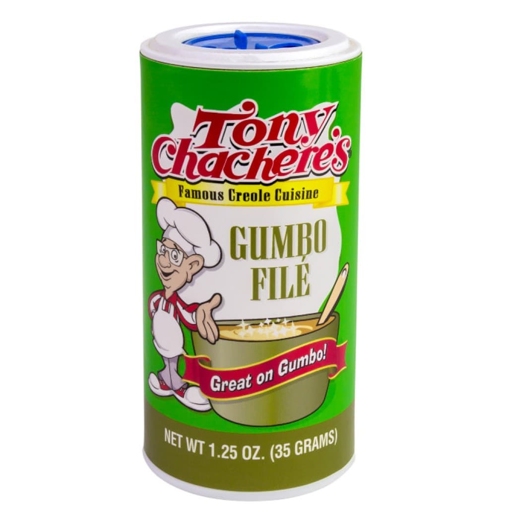 Tony Chachere's Gumbo File, 1.25 oz Jar (Pack Item)
