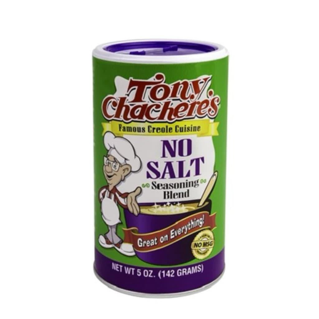 Tony Chachere's No Salt Creole Seasoning, 5 oz Shaker