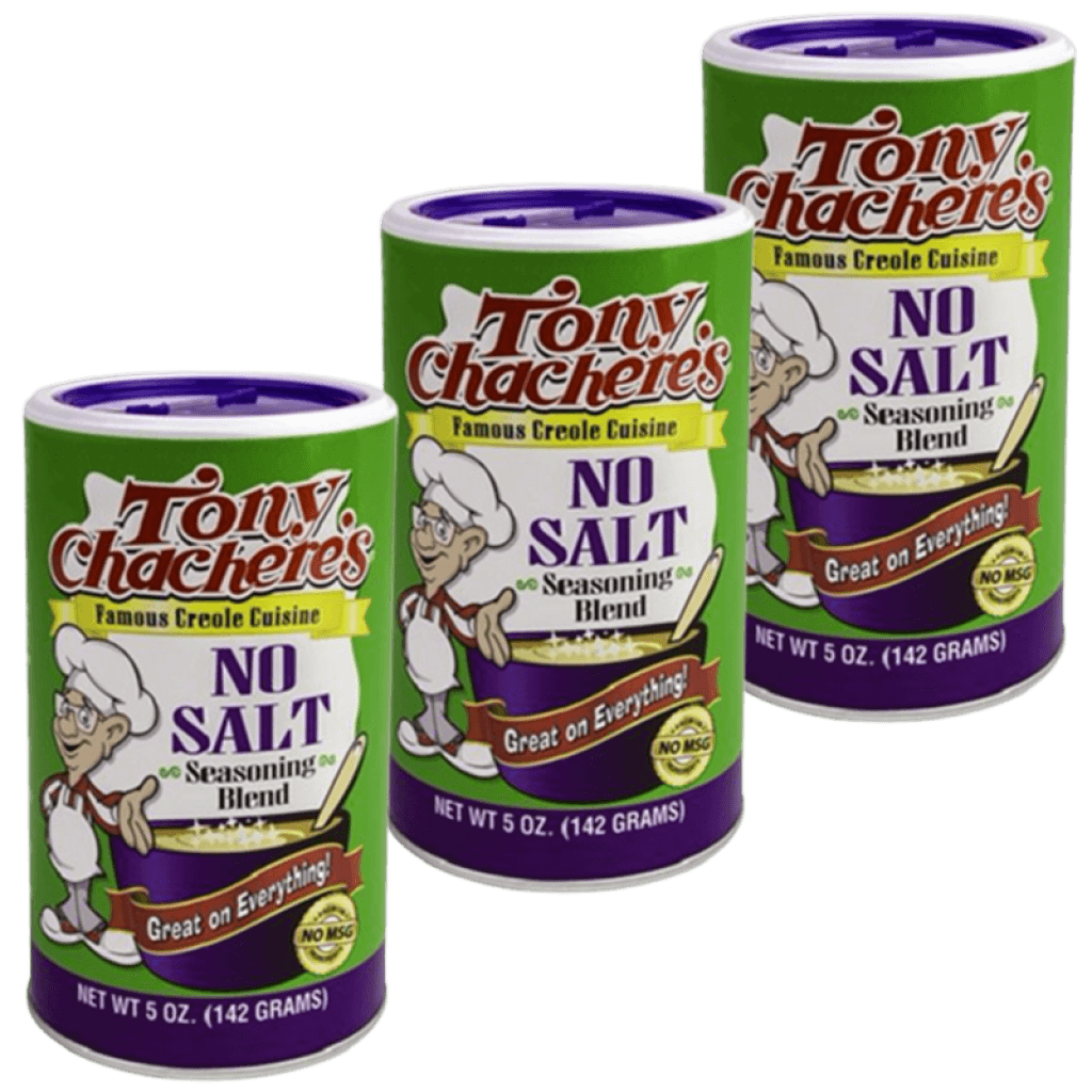 Tony Chachere's No Salt Creole Seasoning 5 oz (3 Pack)