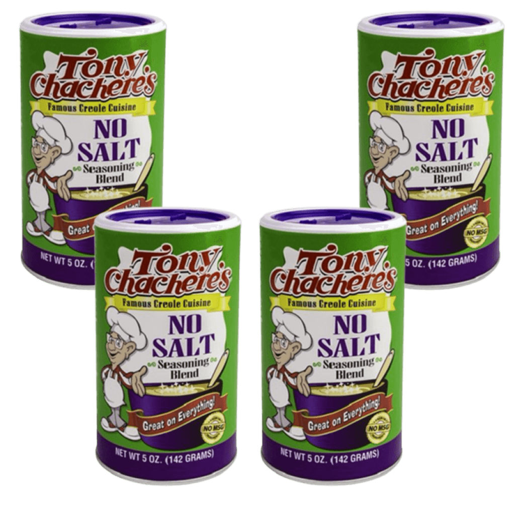 Tony Chachere's No Salt Creole Seasoning 5 oz (4 Pack)