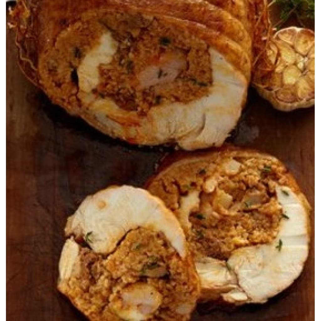 Premium Turducken Roll with Shrimp & Sausage — 4 lb
