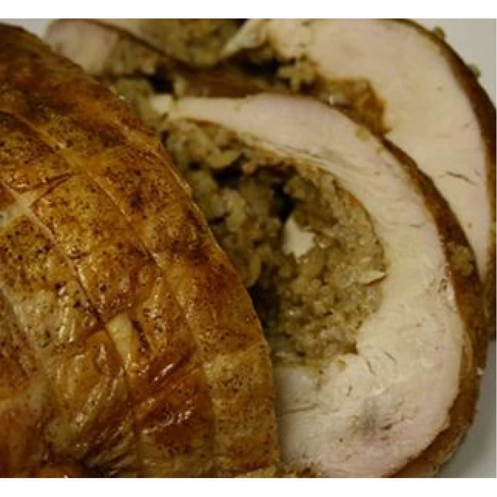 Premium Turducken Roll with Creole Pork & Cornbread Dressing — 2 x 4 lb