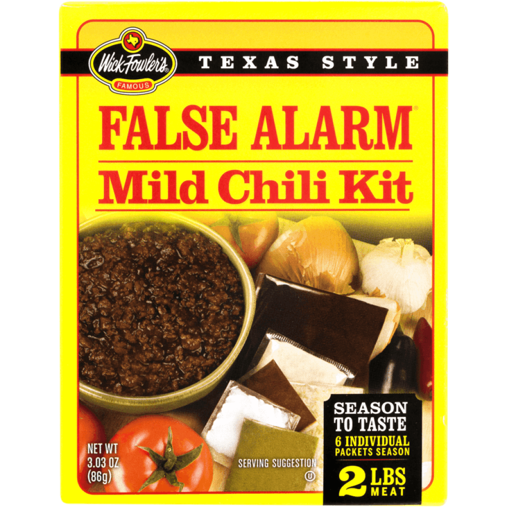 Wick Fowler False Alarm Chili Kit