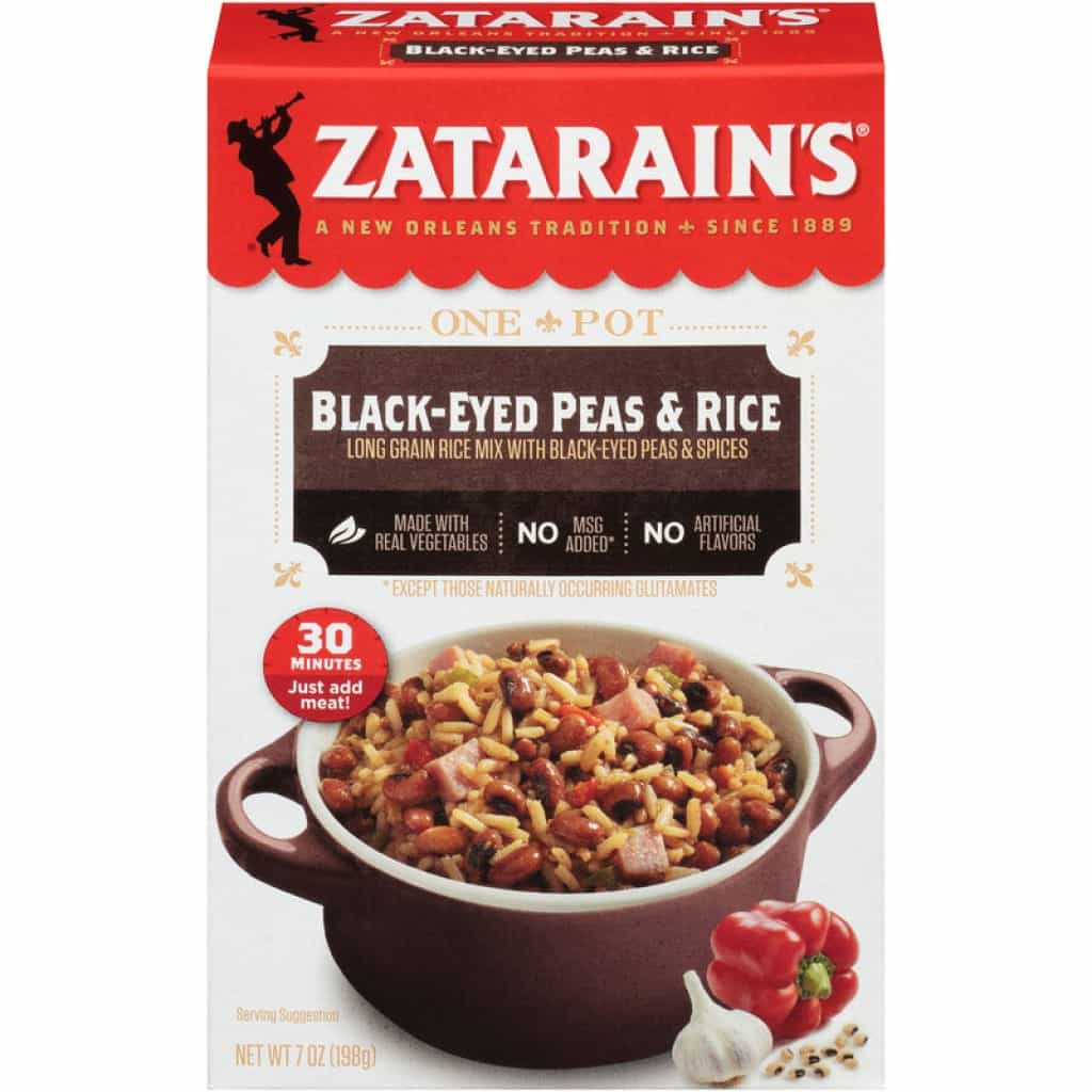 Zatarain's Black-Eyed Peas & Rice Mix