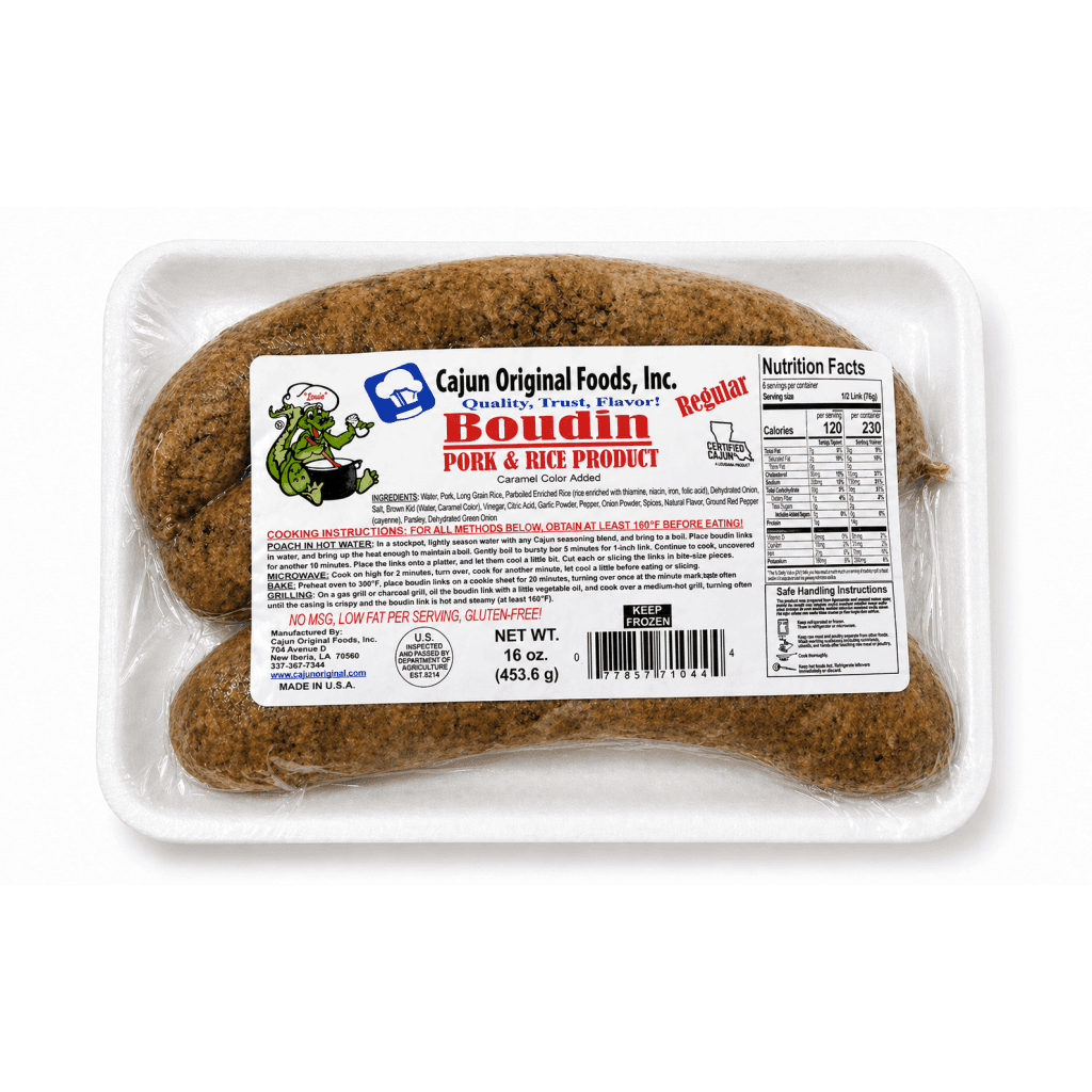 Cajun Original Regular Pork Boudin