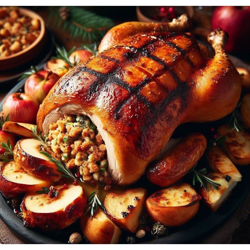 La Boucherie Whole Duck Stuffed with Jalapeno Cornbread, 5 lb