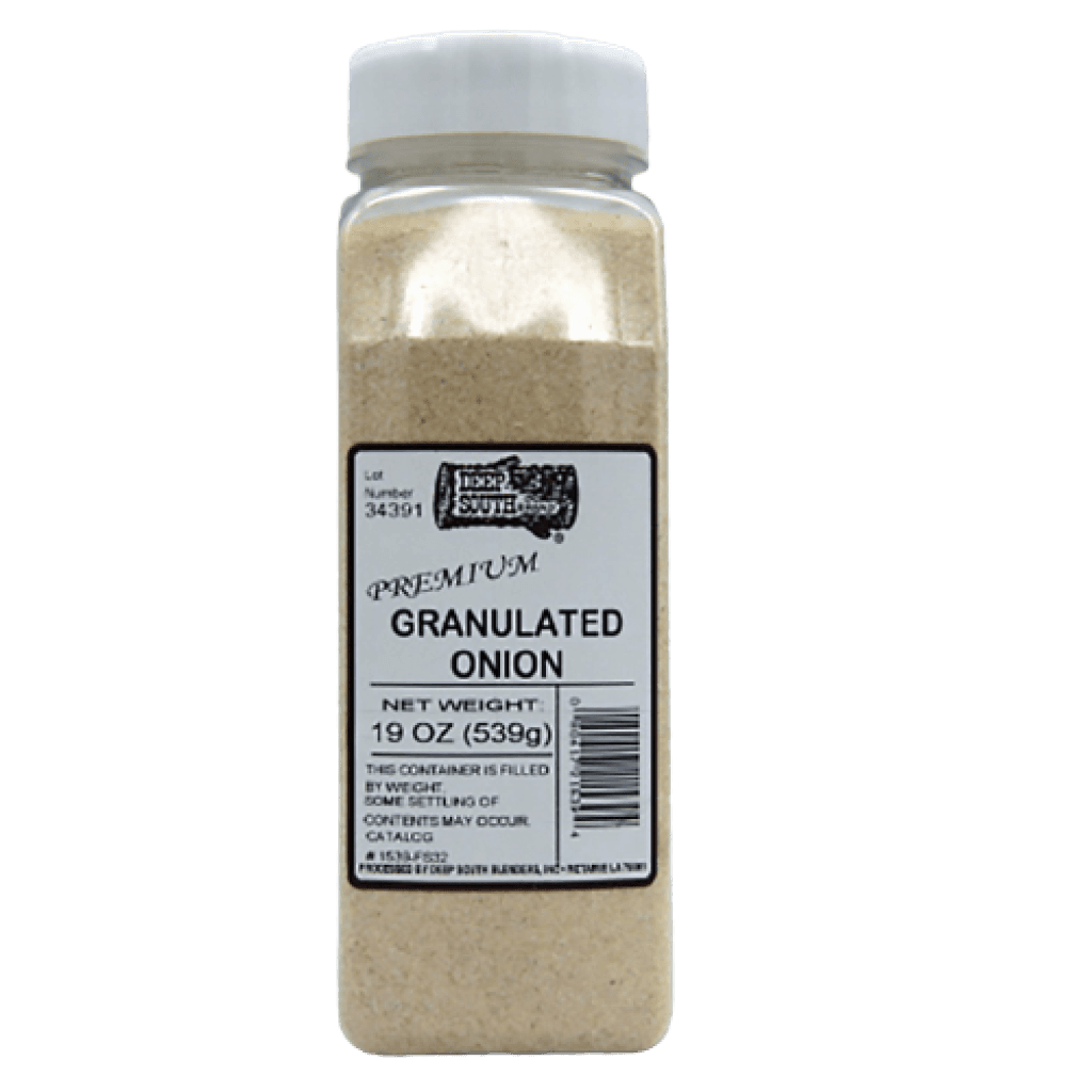 Deep South Granulated Onion 19 oz Container
